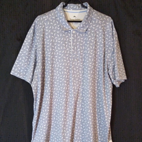 Tommy Bahama Other - Tommy Bahama Polo Sailfish Print XXL/TGG